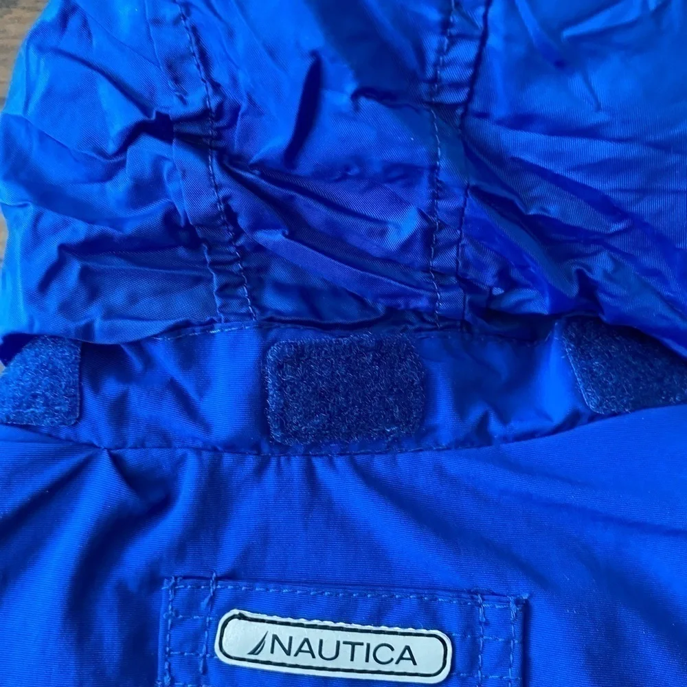 Nautica Boys Jacket, Blue/White/Yellow, Size 3T